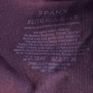 SPANX Deep Burgundy Rose Leggings